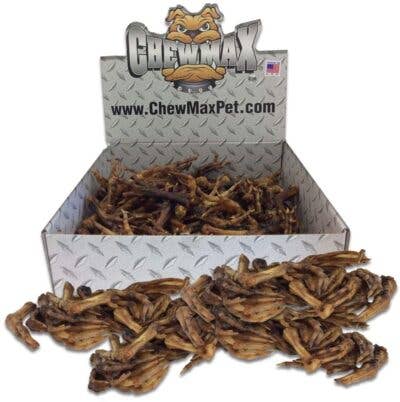 ChewMax Pet Products - Wholesale Pet Treats - Dog - Locally Sourced Duck Feet Dog Treats0