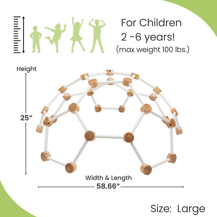 Little Partners - Wholesale Sporting Game - Kids & Baby - Indoor Climbing Gym - Jungle Gym Dome for 18 months and up15