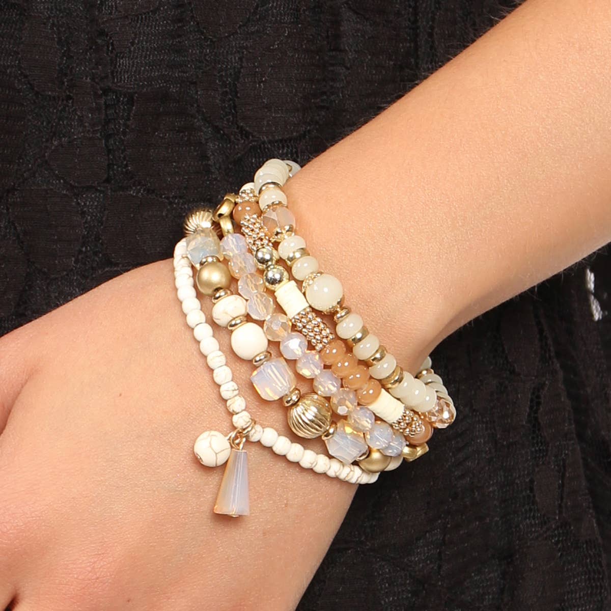 MYS Wholesale Inc - Wholesale Jewelry Set - Multibeads Stretch Bracelet14