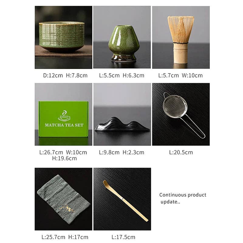 BlakOutlet - Wholesale Tea Set - 4/6/7PCS Japanese Matcha Blender Set47