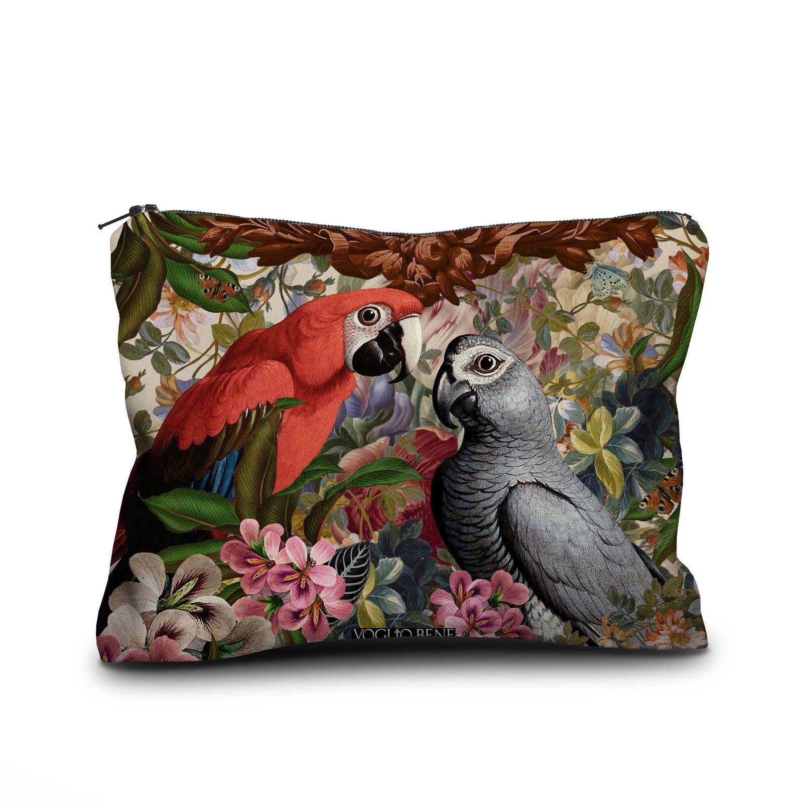 Voglio Bene - Wholesale Makeup/Cosmetic Bag - 17X23 PARROQUET KIT1