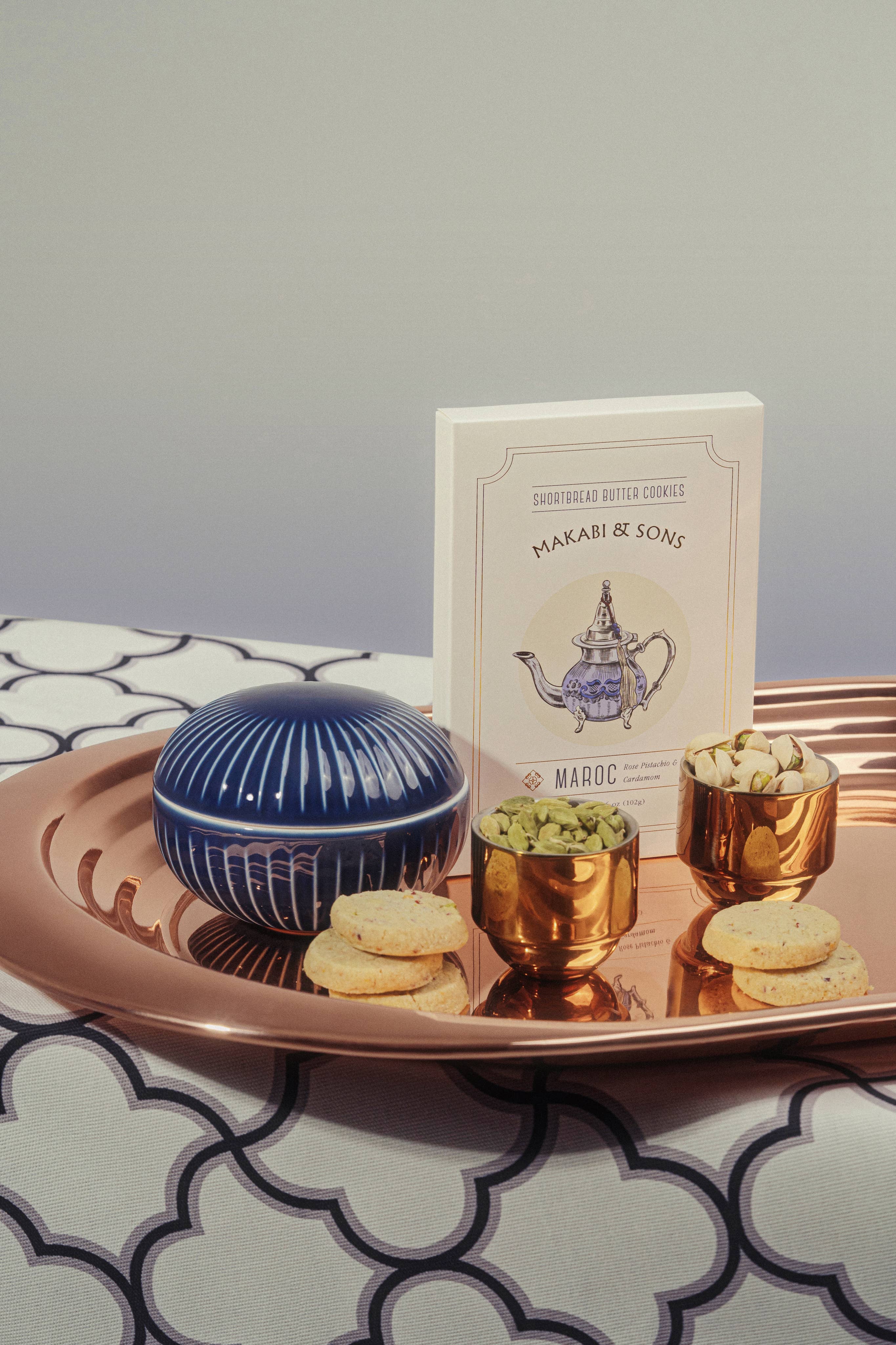 Makabi & Sons – wholesale Kakor – Makabi & Sons kortbröds kakor med ros, pistage och kardemumma – Maroc5