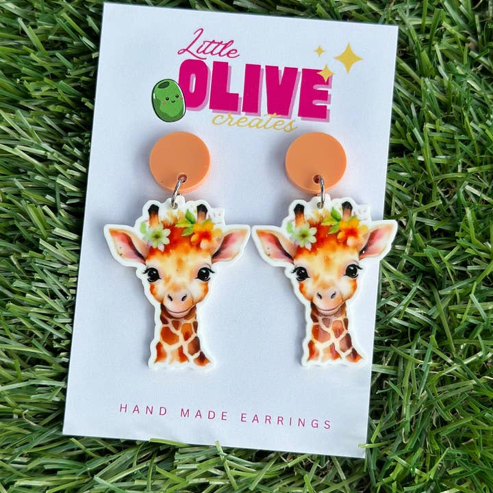 Whimsical Flower Crown Giraffe Dangle Earrings and other Purchase Wholesale light up flower crown. Free Returns & Net 60 Terms on Faire trending on Faire.