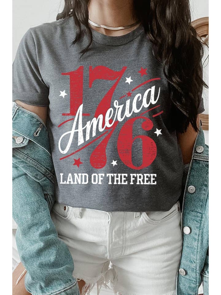 COLORBEAR - Wholesale T-Shirt (Graphic) - Women's - America 1776 Graphic Plus Tee