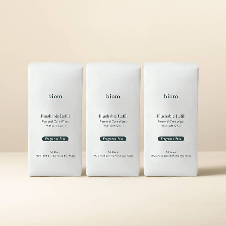 Standard Flushable Wipes OTP Keep for wholesale by biom