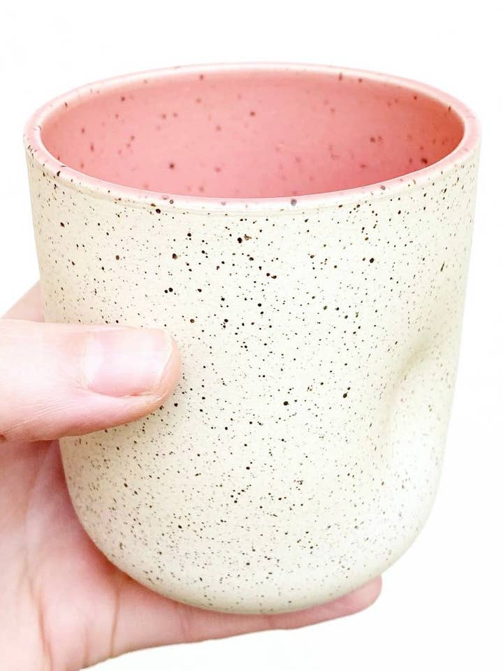 Gobelet alvéolé Dark Star - Melon Pink pour la vente par Korai Goods