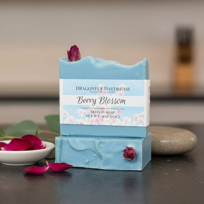 Dragonfly DayDream - Wholesale Bar Soap - BERRY BLOSSOM Artisan Soap6