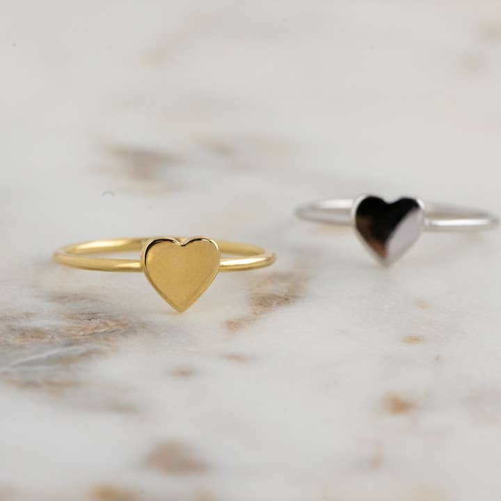 Sami Jewels – Anel de banda por atacado – Anel Coração Valentina5