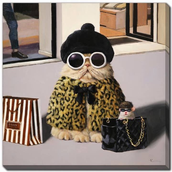 Retail Therapy Printed 16x16 Canvas Wall Art for wholesale by Streamline Art