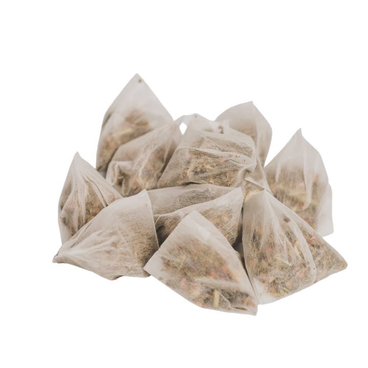Inspired Leaf Teas - Wholesale Health/Detox Tea - Strawberry Kiwi Herbal Tea Pyramid Tin. Summer blend.