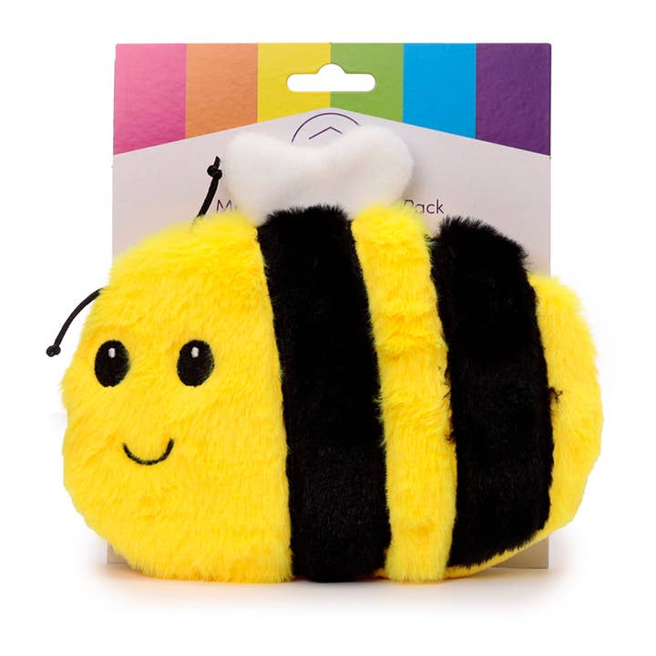 Bumble Bee Microwavable Plush Lavender Heat Pack for wholesale by Puckator EU