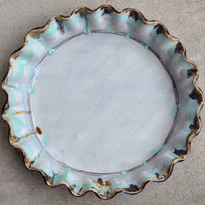Shallow Pie Plate (Plain) for wholesale by Heartfelt Traditions