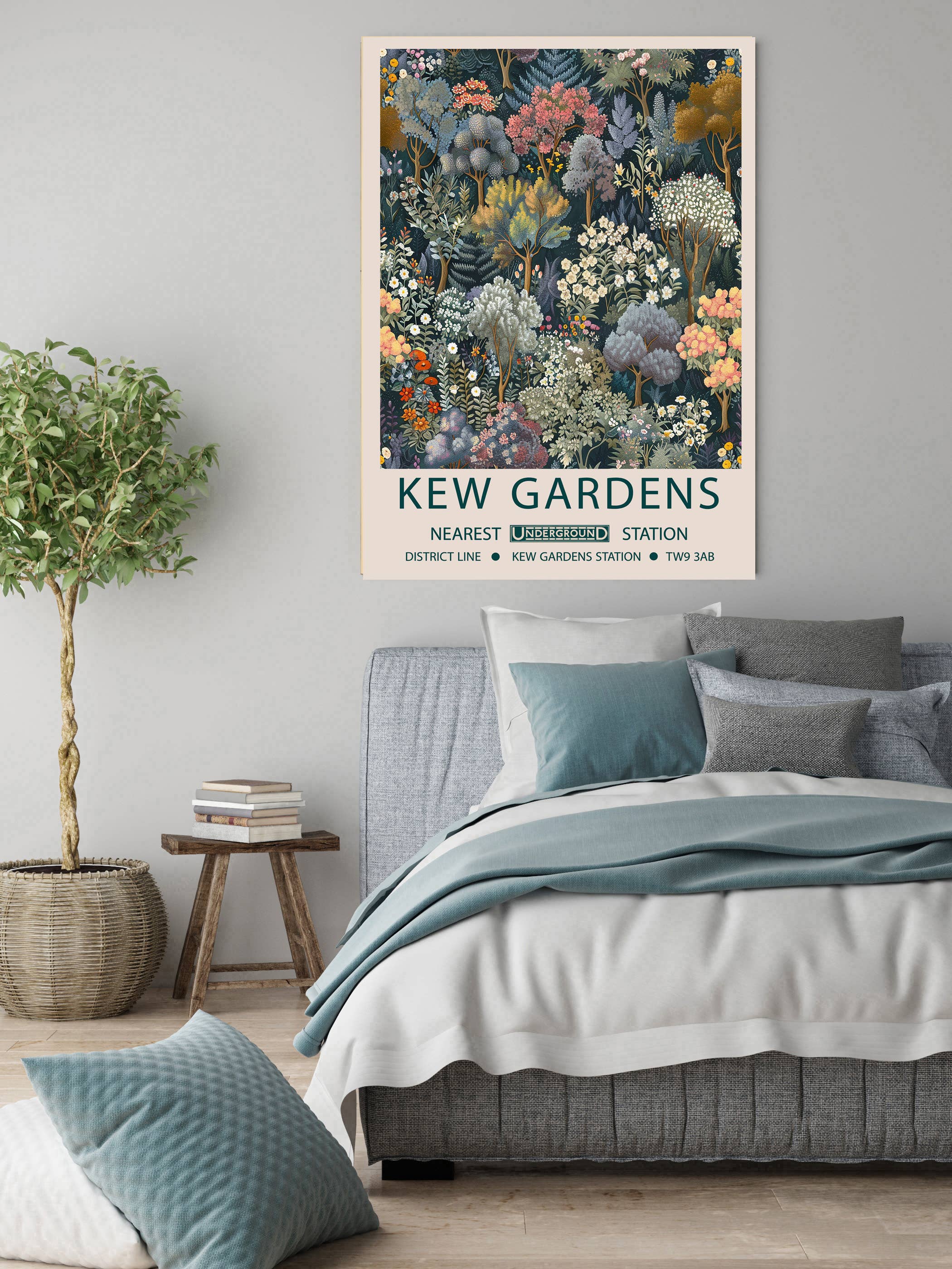 Kumo Art Prints – wholesale Art print – Botanical Kew Garden's Art Print     2