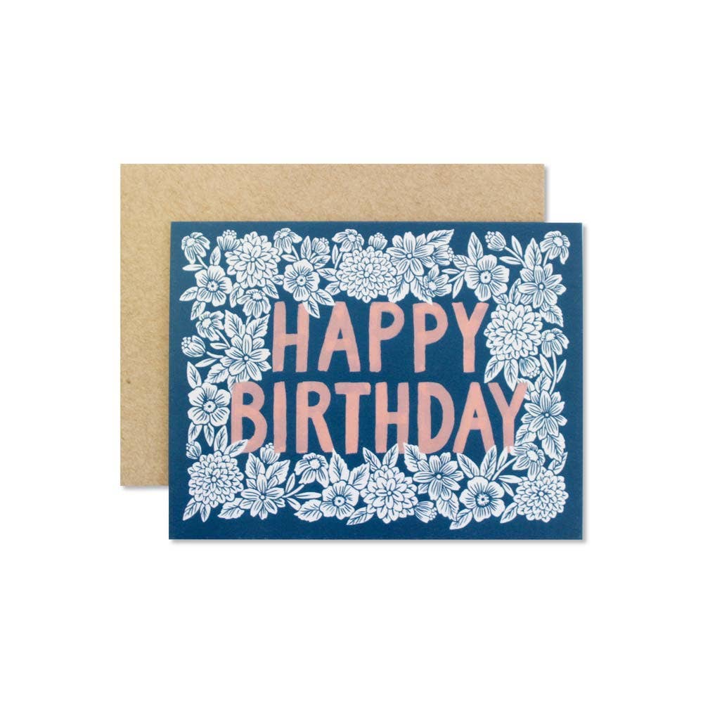 Wild Hart Paper - Wholesale Birthday Card - Floral Birthday Card