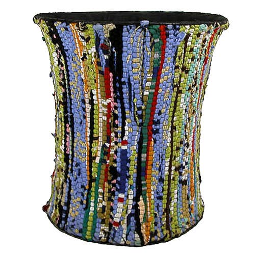 One World Projects - Wholesale Trashcan/Trash Bin - Large Recycled Cloth Wastebasket1