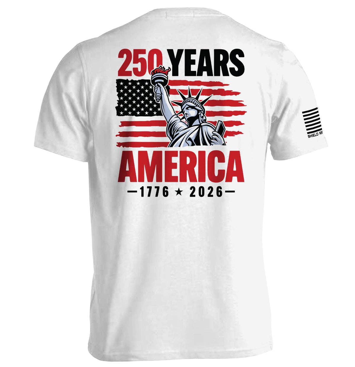 Shield Republic - Wholesale Screen Printed T-Shirt - Men's - 250 Years Statue of Liberty1