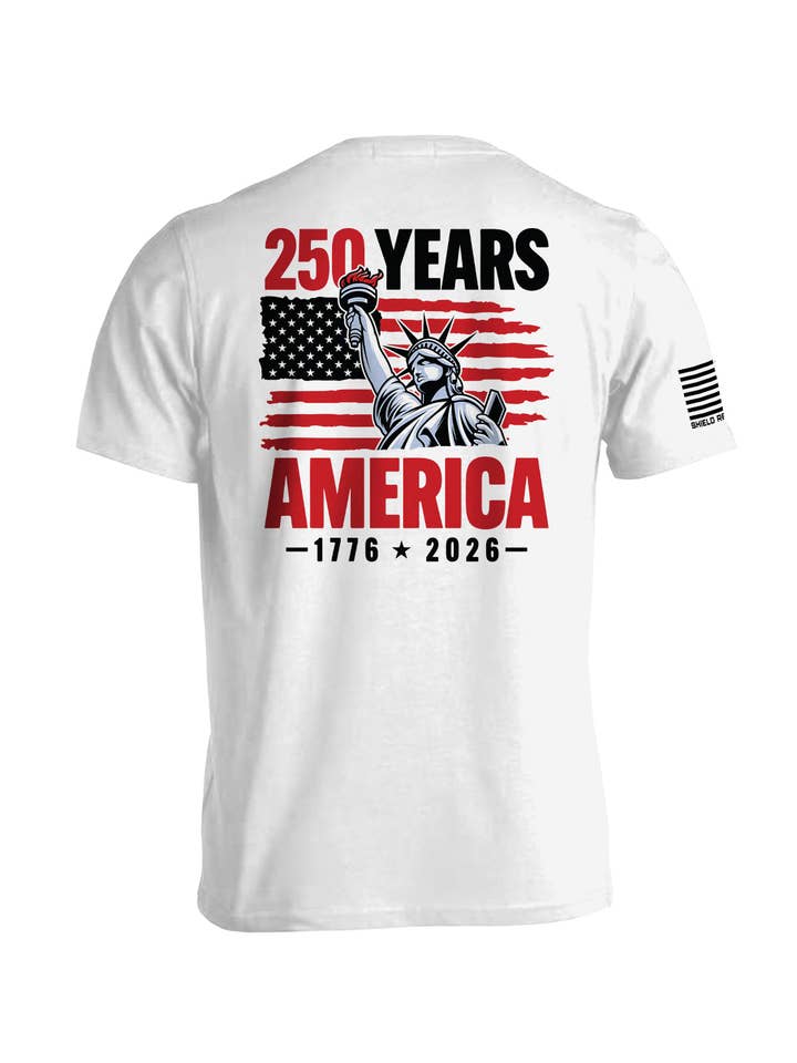 Shield Republic - Wholesale Screen Printed T-Shirt - Men's - 250 Years Statue of Liberty1