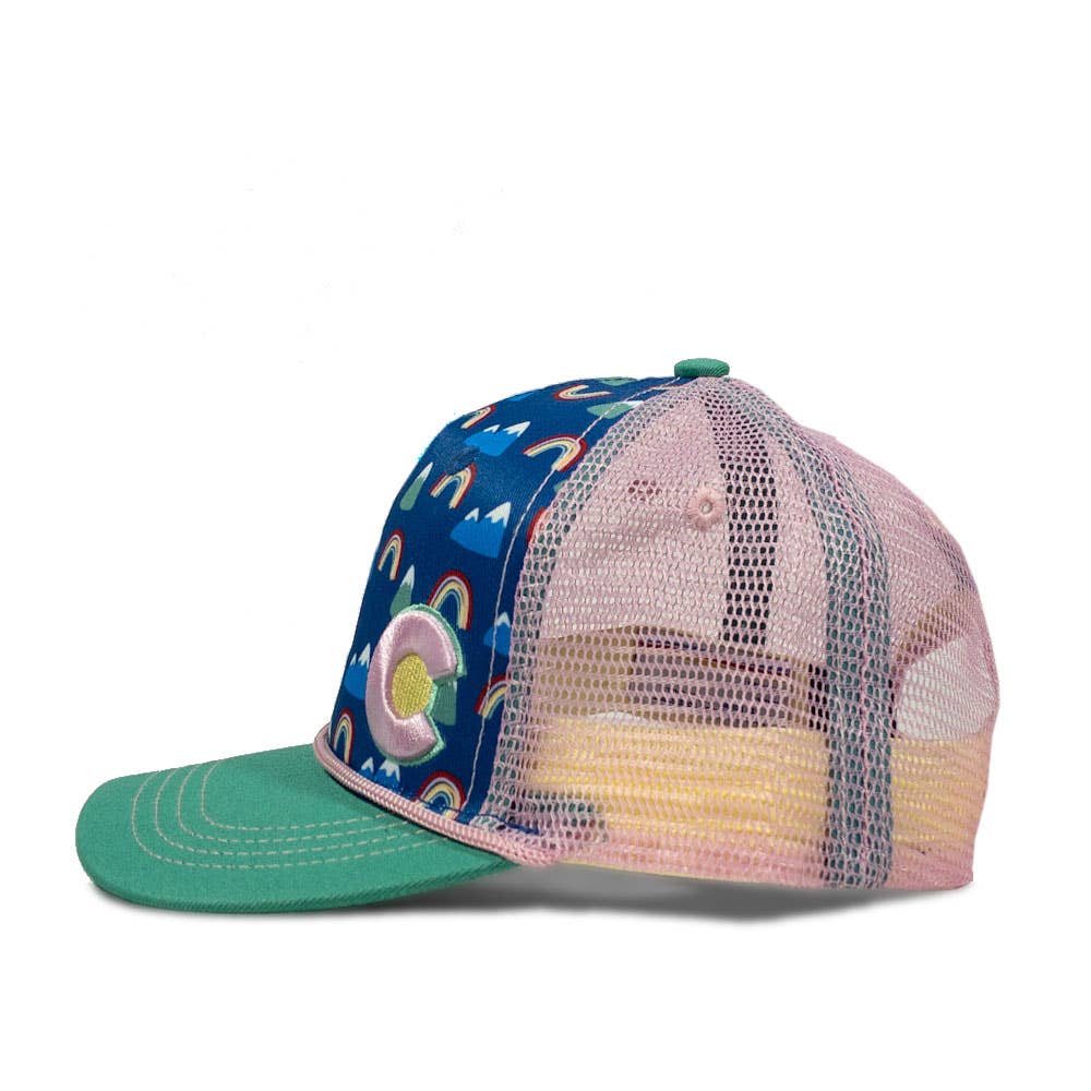 YoColorado - Wholesale Kids Hat - Kids - Hat - Kids' Mountain Rainbow Curve Bill2