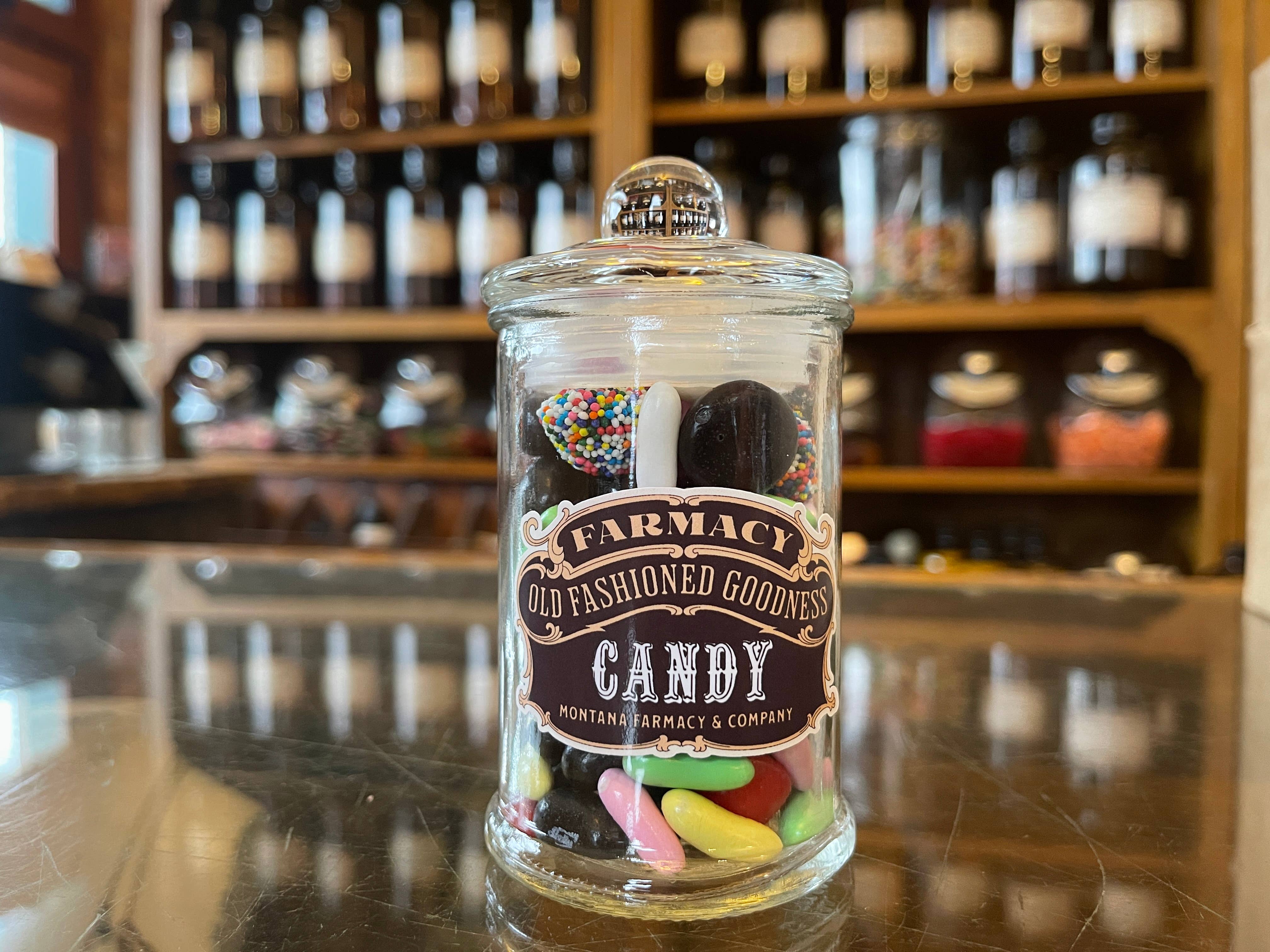 Montana Farmacy - Wholesale Licorice - Old Fashioned Apothecary Jar nostalgic Licorice mix Candy1