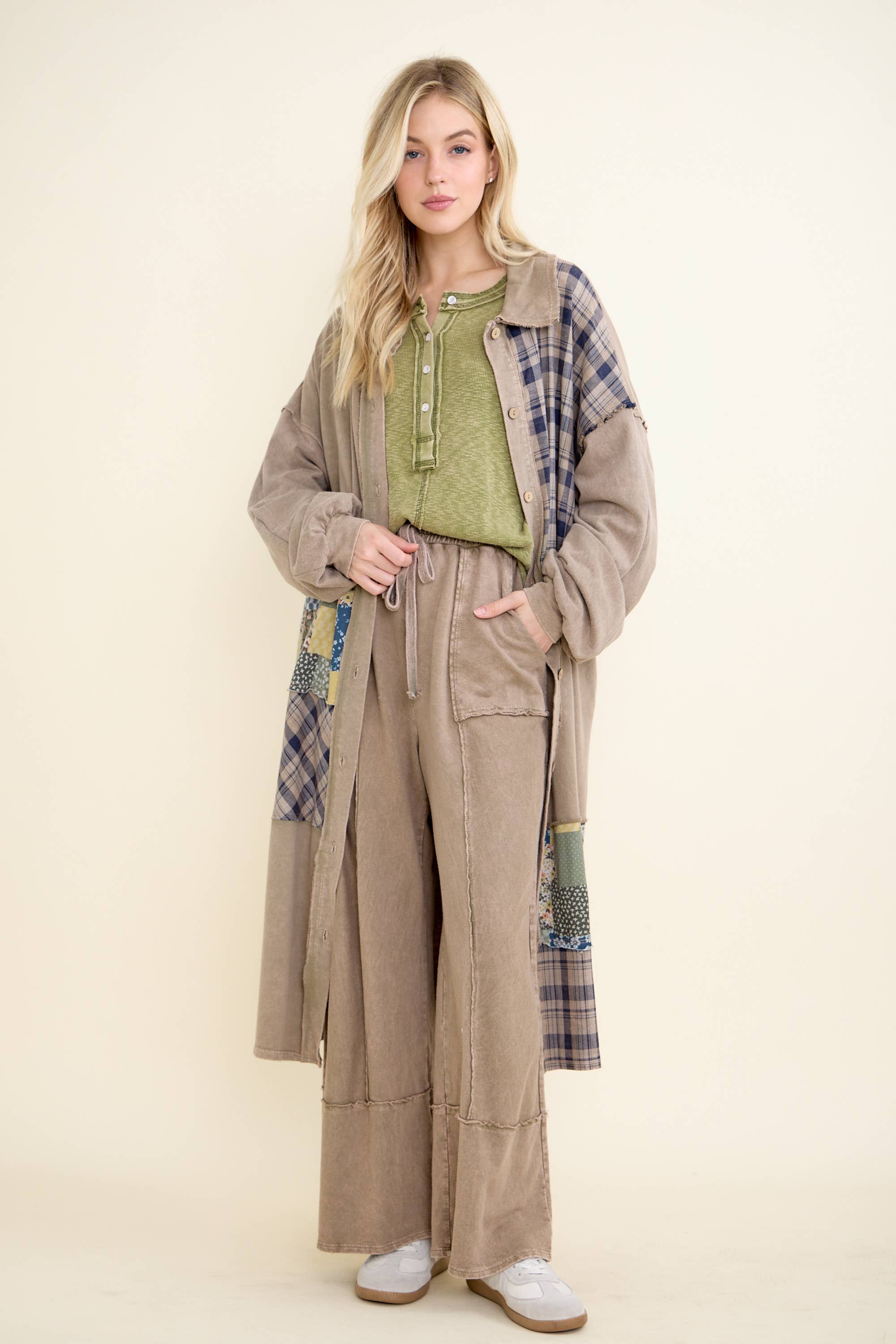 J.Her - Wholesale Pants - Women's - Mineral Washed Everyday Everywhere Terry pants HP686611