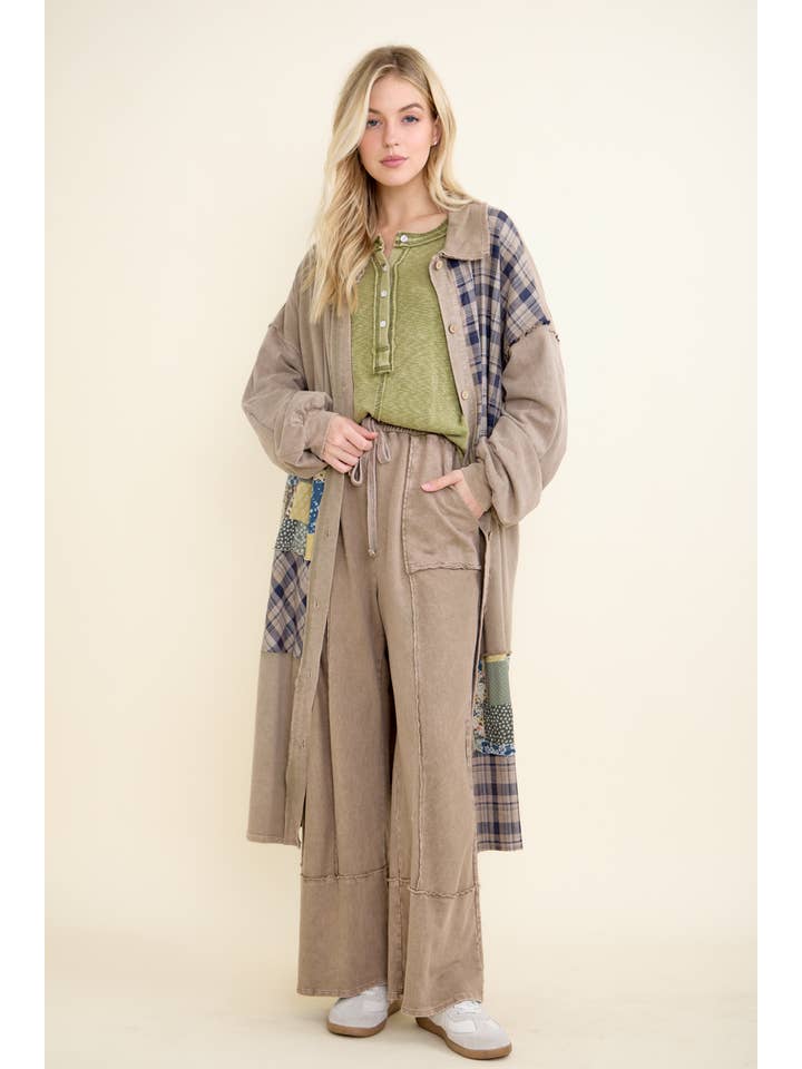 J.Her - Wholesale Pants - Women's - Mineral Washed Everyday Everywhere Terry pants HP686611