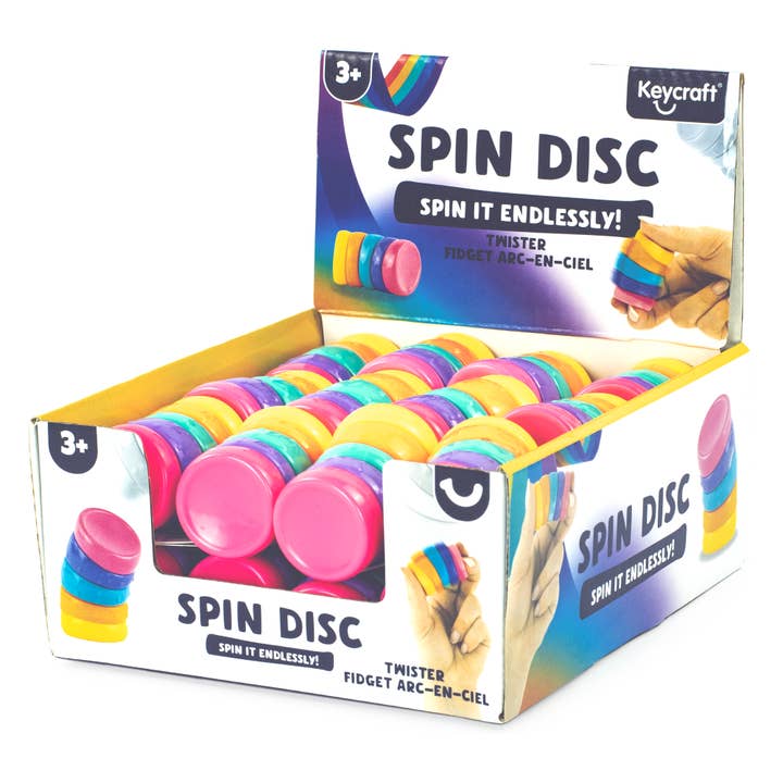 Keycraft - Wholesale Fidget Toy - Kids - Spin Disks Fidget Toys