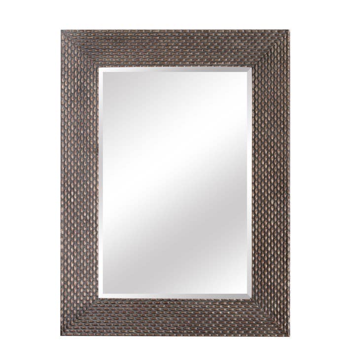 SBC Decor - Venta al por mayor Espejos de pared - Espejo de pared decorativo con marco de madera para terraza