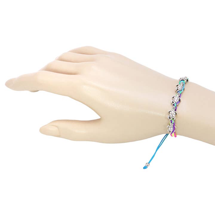 ASSORTED Boho Lucky Turtle Braided String Bracelet for wholesale on Faire3