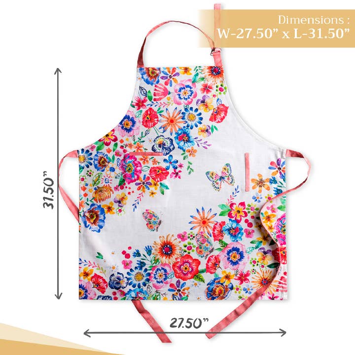 Maison d'Hermine - Design in Every Thread - Wholesale Apron - Apron 100% Cotton -Spring/Summer -Happy Florals -High Summer3