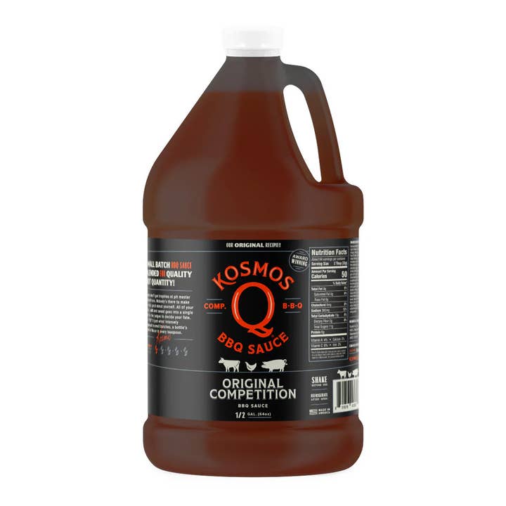 Competition BBQ (1/2 Gal - Case of 6) for wholesale by Kosmos Q