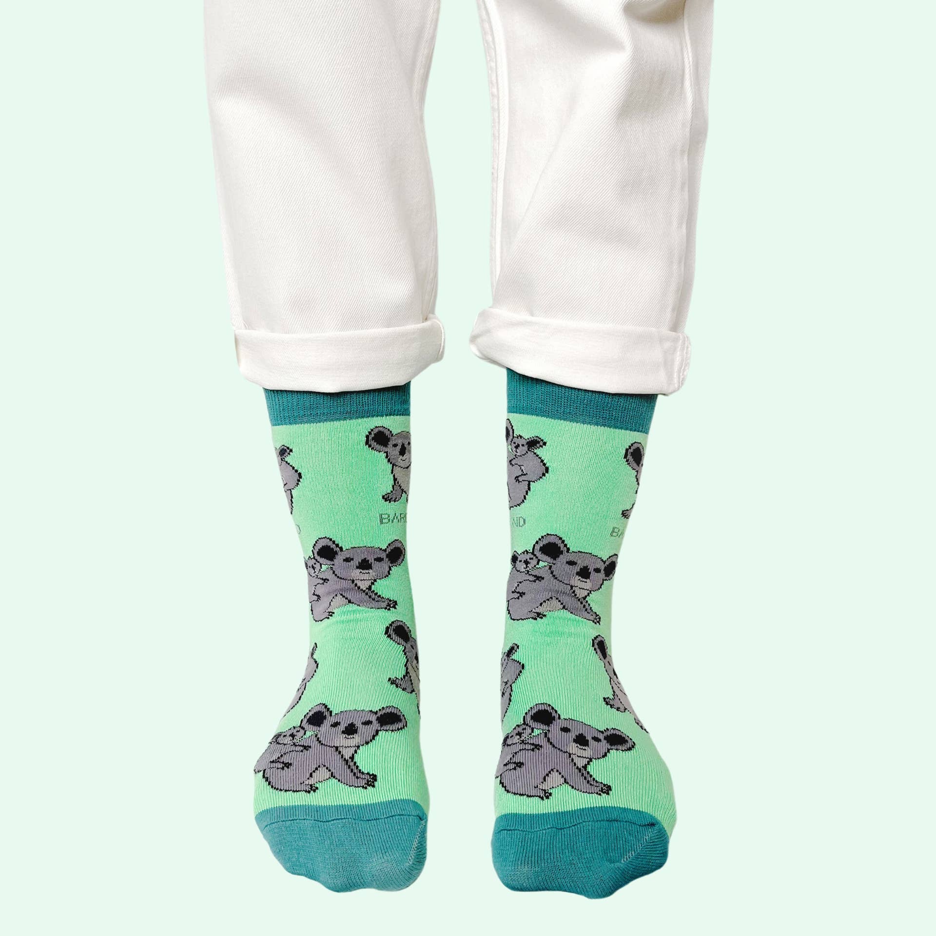 Bare Kind Socks - Wholesale Socks - Unisex - Koala Socks | Bamboo Socks | Green Socks | Australia Socks4