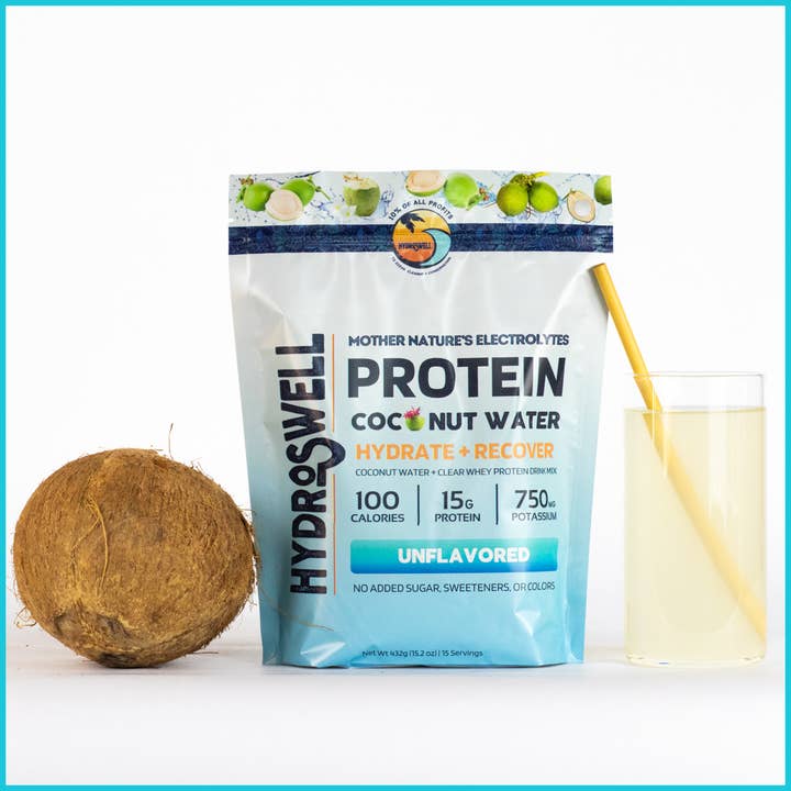 HydroSwell – Großhandel Protein-/Superfood-Pulver – Proteinhaltiges Kokosnusswasser