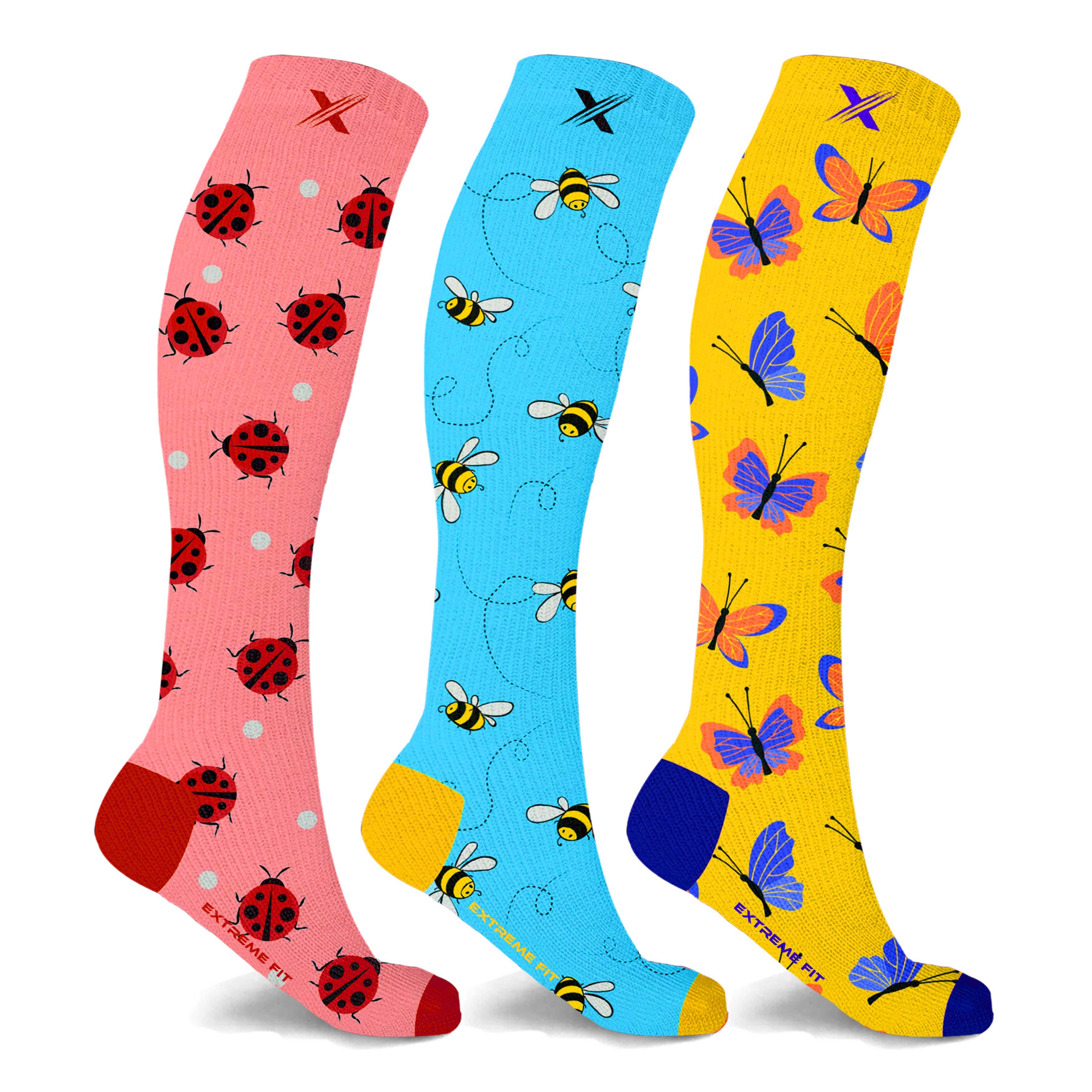 The American Gift Company (TAGCO) - Vendita all'ingrosso Calzini - Unisex - COLLEZIONE API E FARFALLE - 3 STILI ASST0