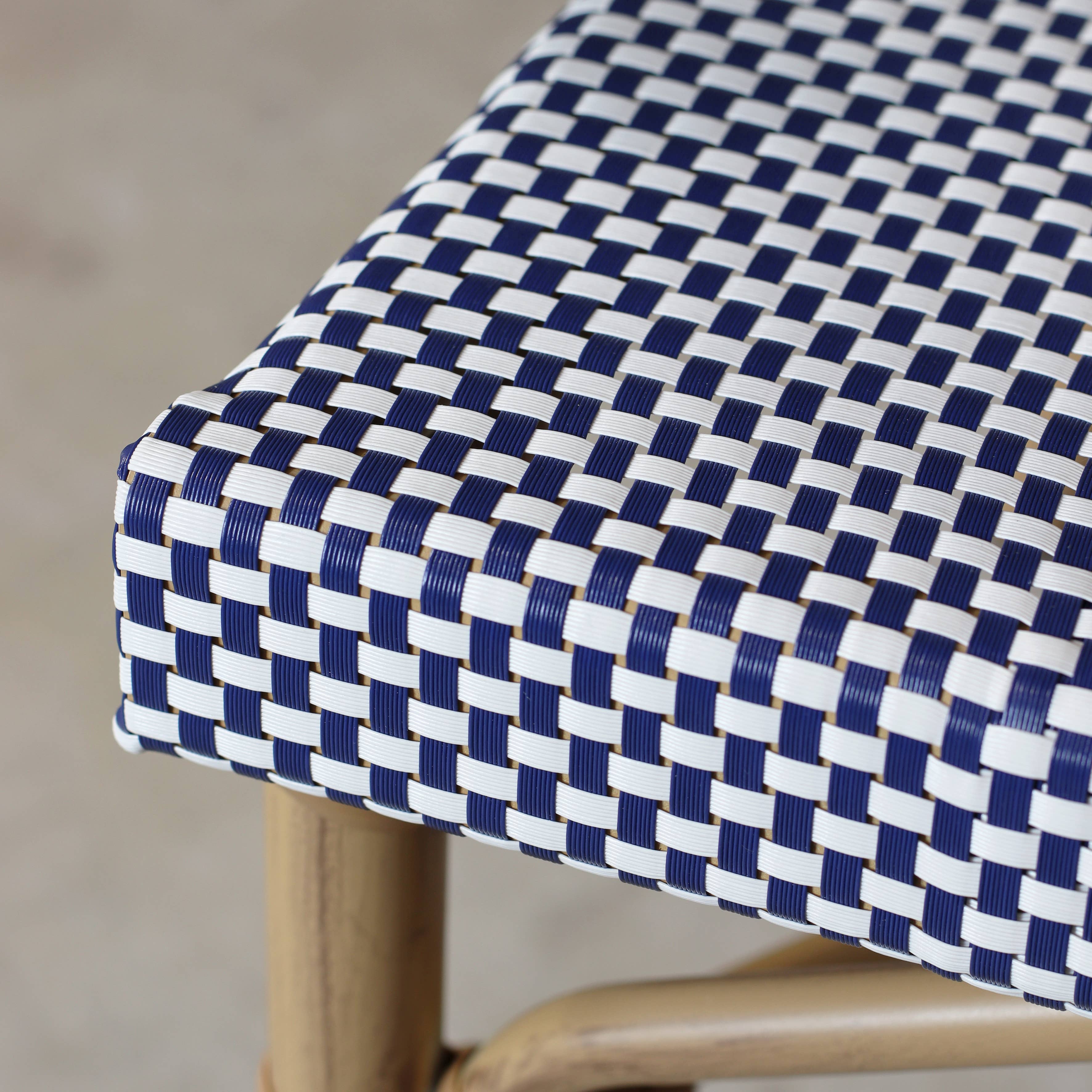 Now's Home - Wholesale Chair - Set of 2 Amalfi rattan-look blue textilene table chairs2