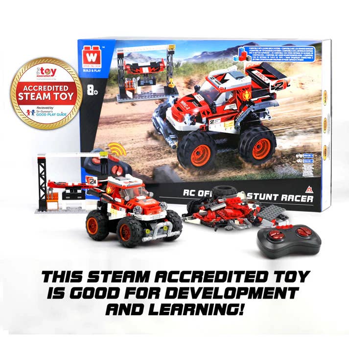 Wise Block 498 pcs Off-Road Stunt Racer RC Car for wholesale by Alpha Toys