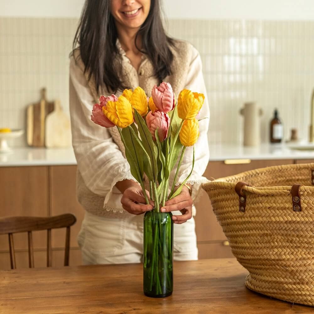 Flowrette - Wholesale Artificial Flowers - Pink paper tulip4