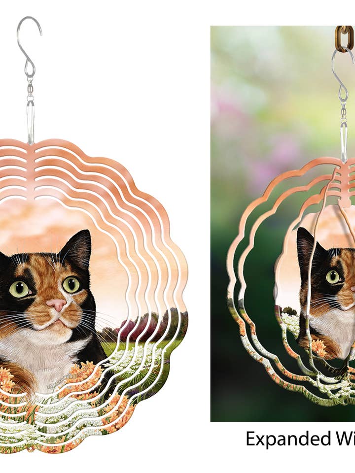 Calico Cat - Wind Spinner for wholesale by Pet Gifts USA, LLC