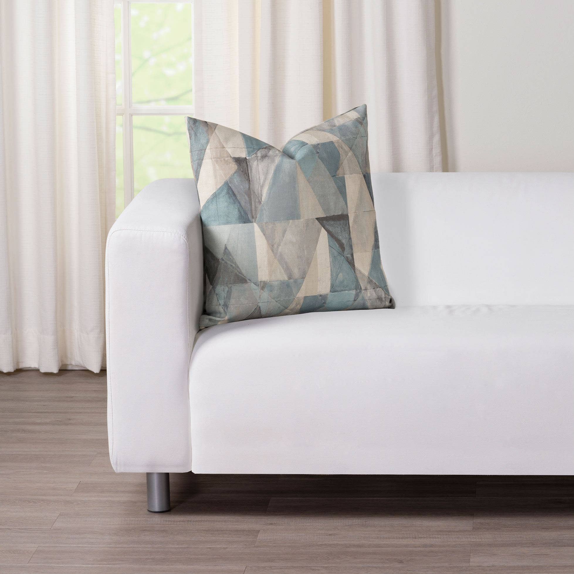 Siscovers - Vendita all'ingrosso Cuscini decorativi - Cuscino da coperta con stampa geometrica Refraction Ice Siscovers0