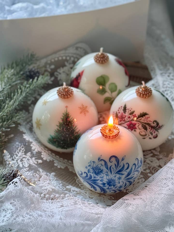 Candle Gift Set 12 pc for Christmas | Holiday xmas gift box for wholesale by VR.candle