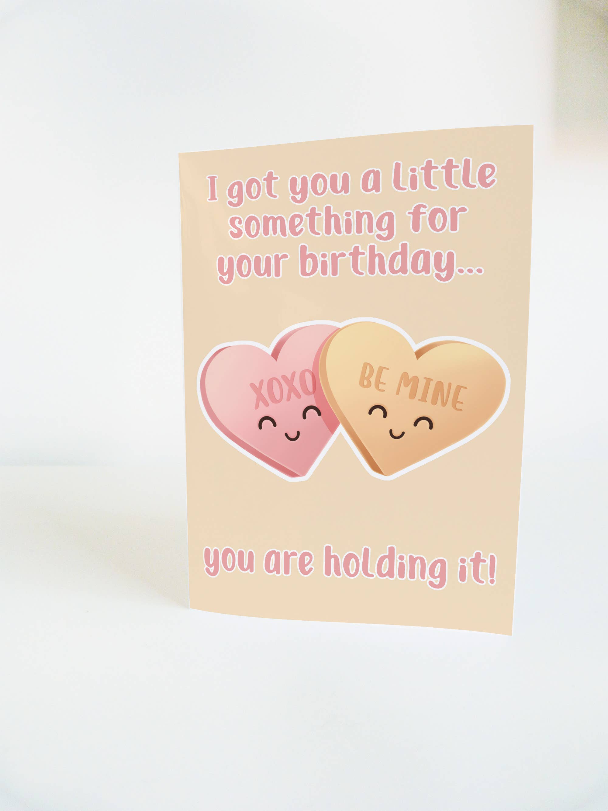 Join The Creative Side – Großhandel Geburtstagskarten – Candy Hearts, Lustige Geburtstagskarten, Grußkarte,1