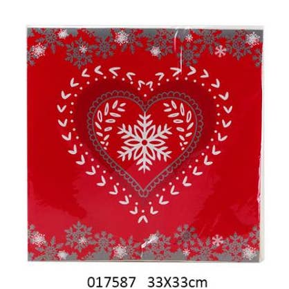 Pack Of 20 Paper Napkins' Joanna '33 X 33 cm for wholesale by Faye