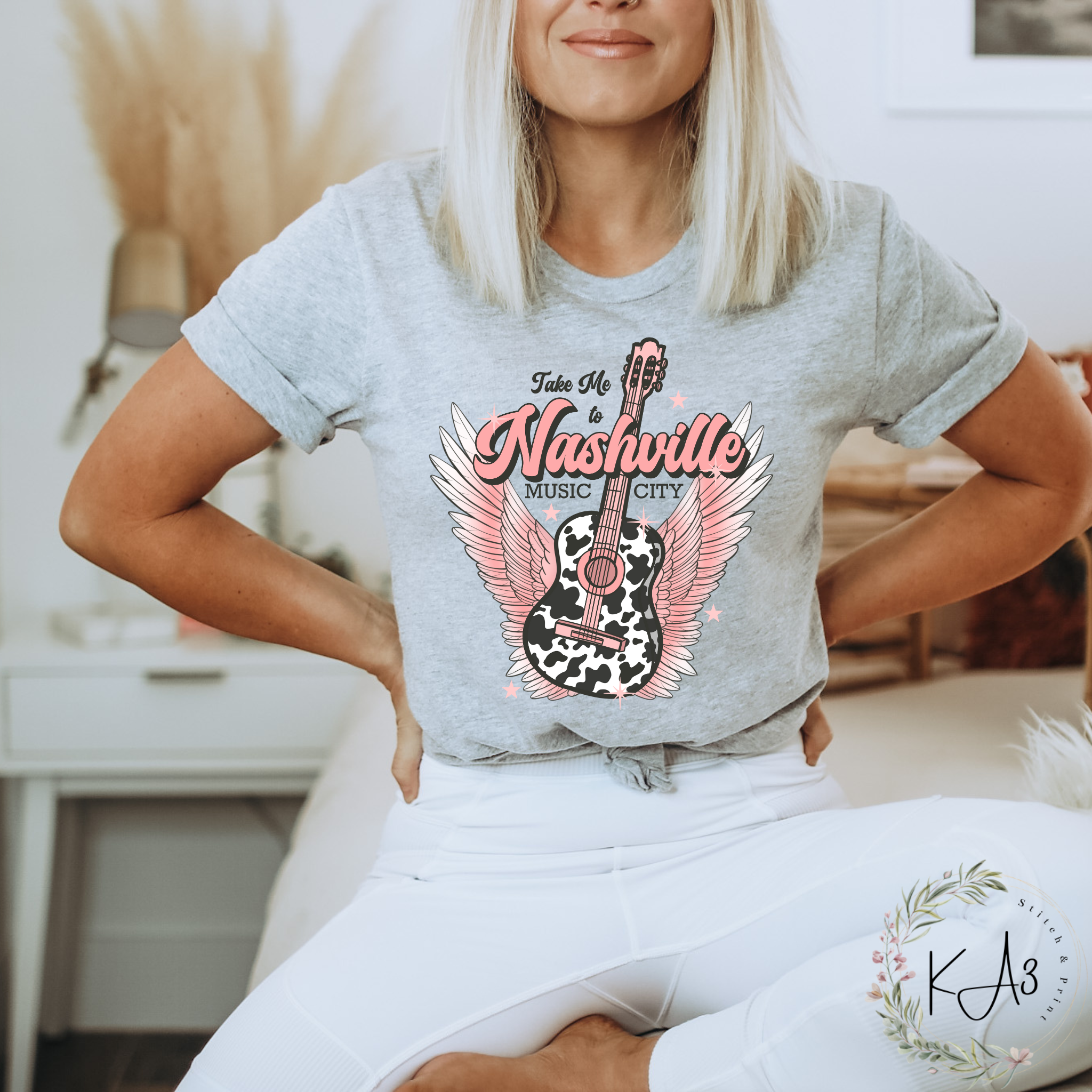 KA3 Stitch & Print - Wholesale Tunic - Women's - Take me to Nashville1