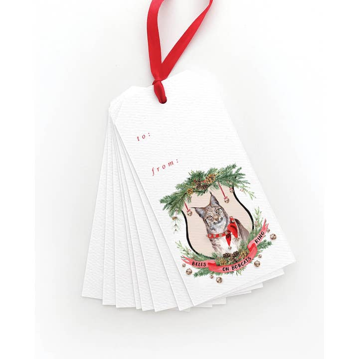 Etiquetas de regalo para anillos de Bells on Bobcats para venta al por mayor de Cami Monet