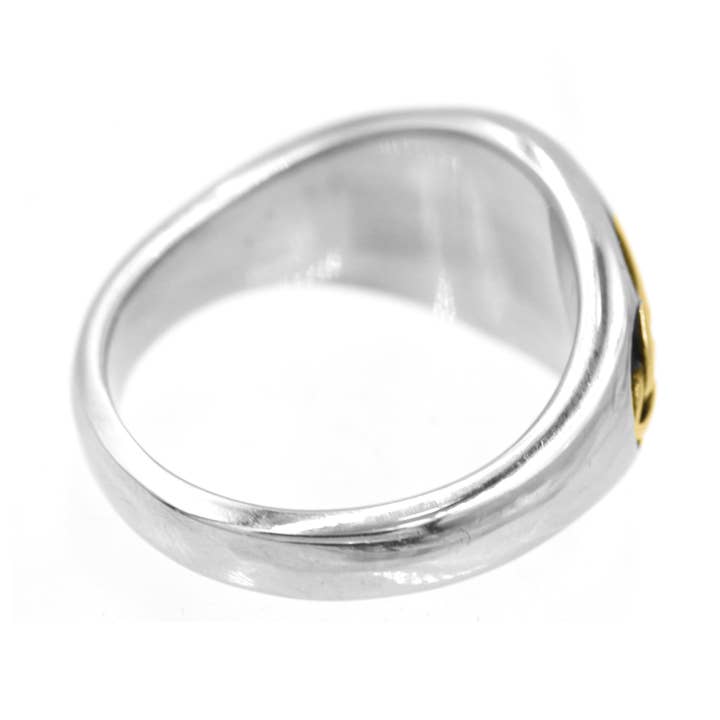 Awaken - Wholesale Band/Stacked Ring - Intersected Curved Triangle Ring-A-5261