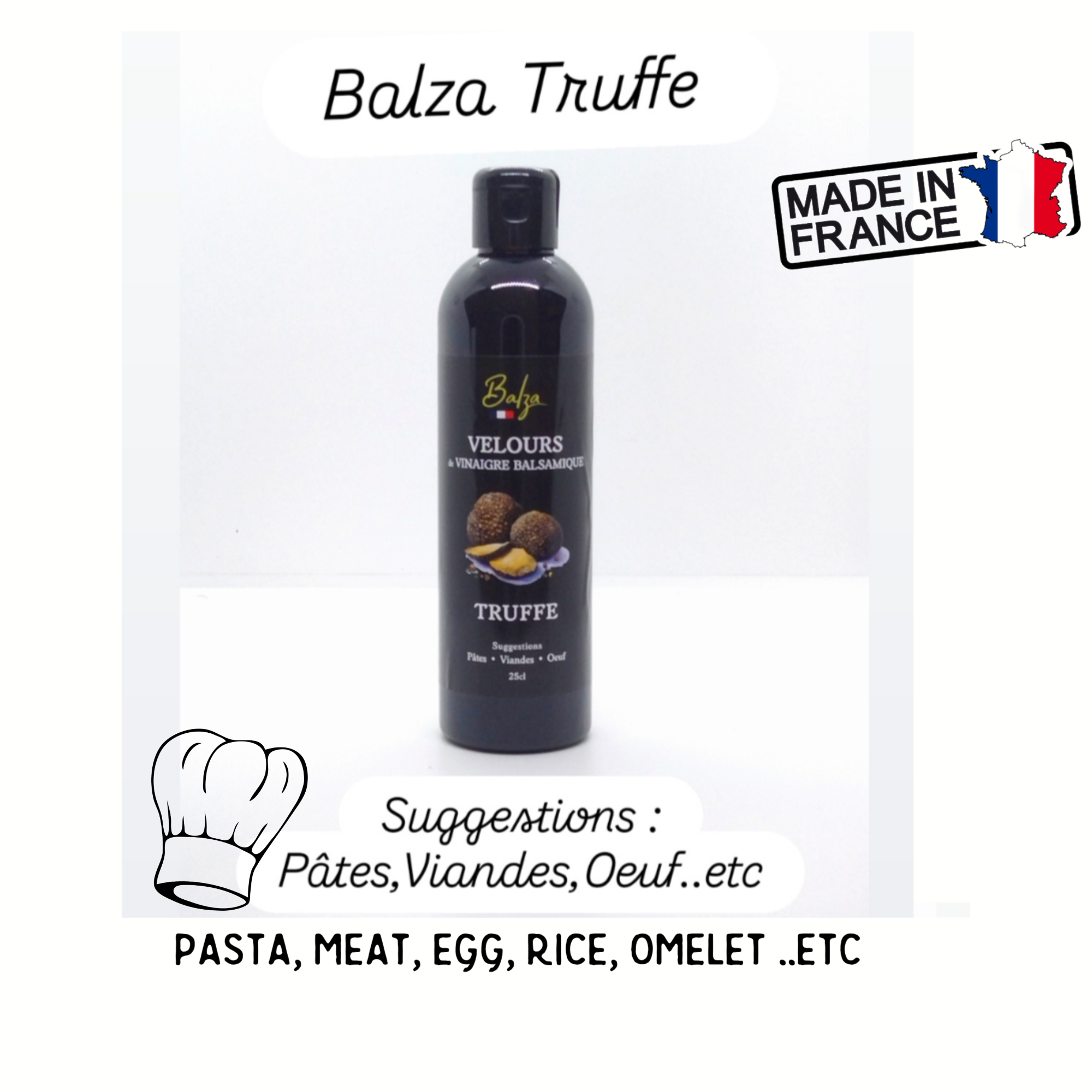 Atelier du Sel Camargue - Wholesale Vinegar - Truffle Balsamic Vinegar Cream 250 ml1