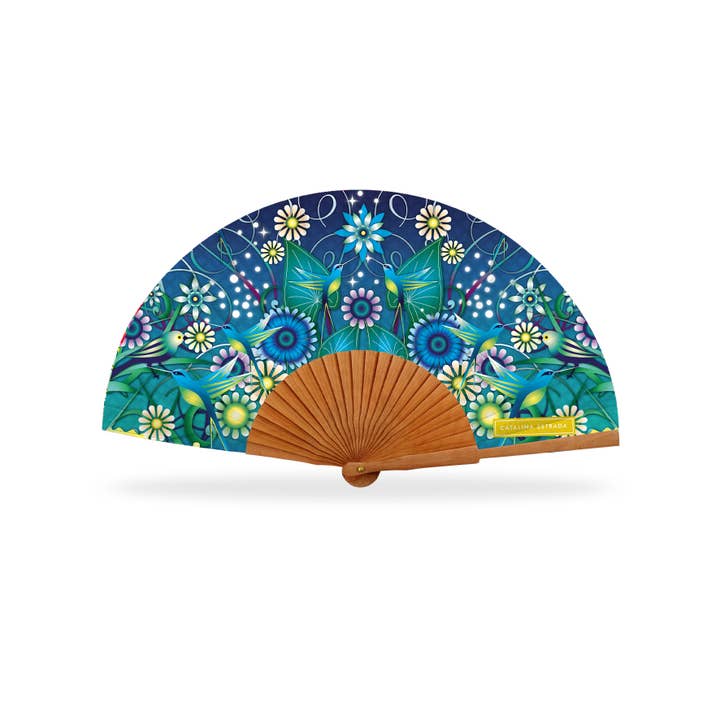 Cuatrogotas - Wholesale Papier/tissuewaaiers - Catalina Estrada waaier, Tuin. Ref-A30063