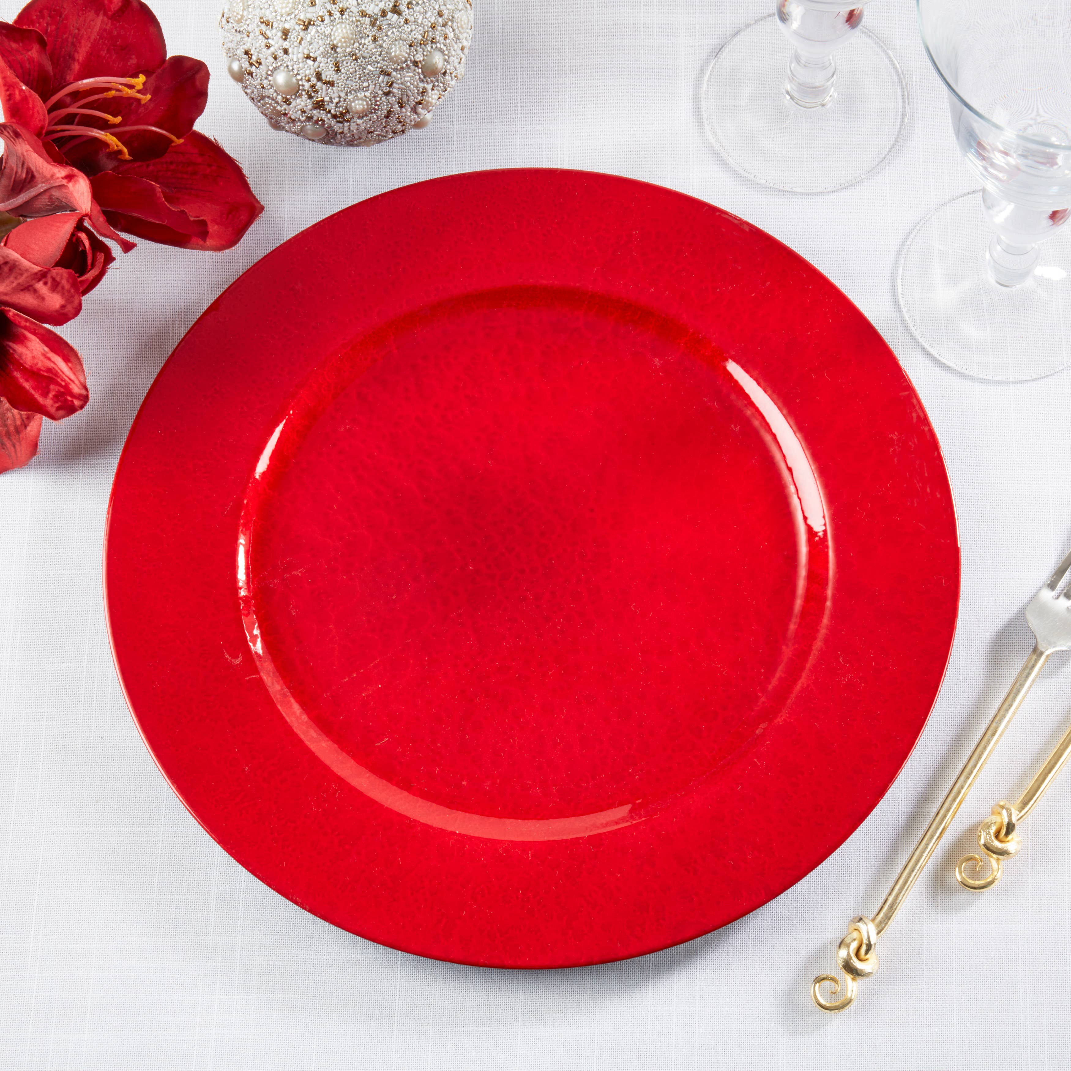 Saro Lifestyle - Wholesale Charger Plate - Soft Glow Faux Mother of Pearl Charger Plate14