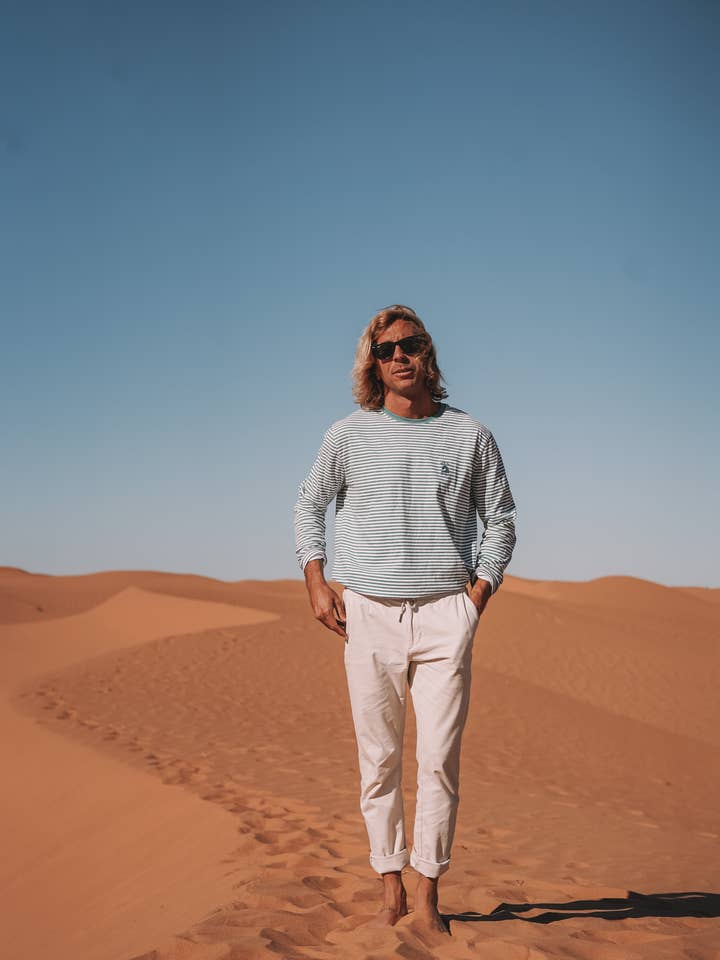 Camiseta Rayas Verdes Mangas Largas para venta al por mayor de Tipi Tent