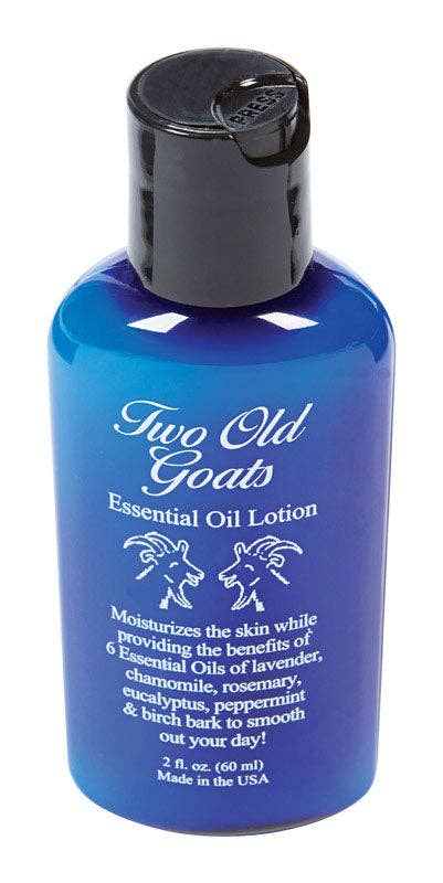 Everyday Supply Co - Wholesale Hand & Body Lotion - Two Old Goats Essential Oil Lotion, 2 oz, 1 Pack