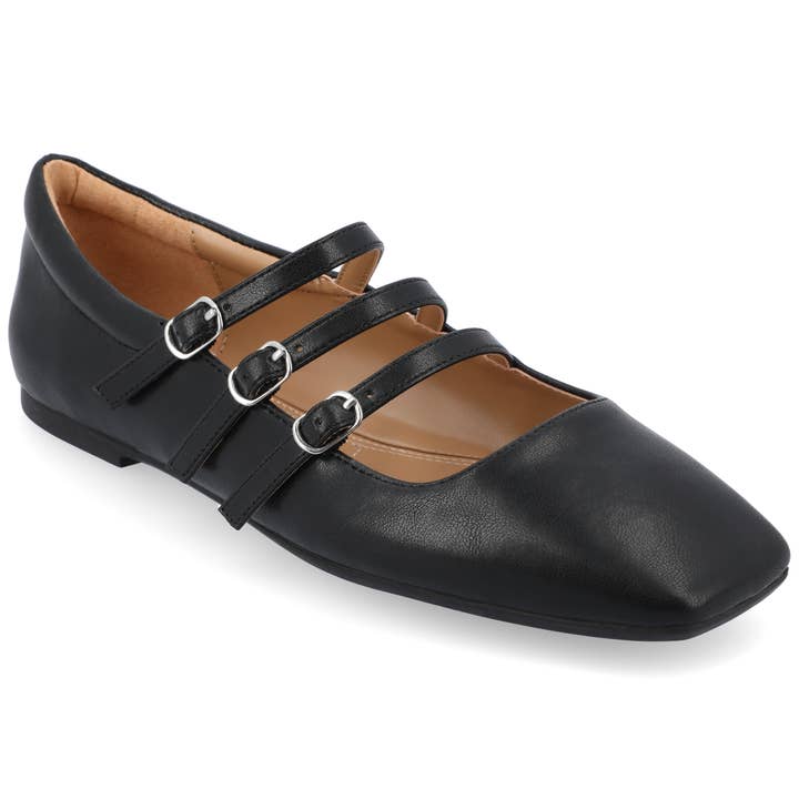 Journee - Wholesale Flats - Women's - Darlin Ballet Flats In Faux Leather